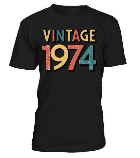 Vintage 1974 Retro 50th Birthday Gift - Classic 19 T-Shirt Unisex