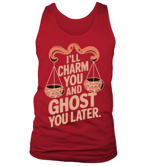 Funny Libra Halloween Quote Tank Top Unisex