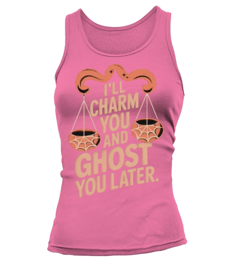 Funny Libra Halloween Quote Tank top Woman