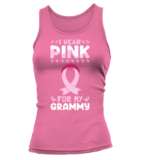 I Wear Pink For My Grammy Breast Cancer Tank top Woman