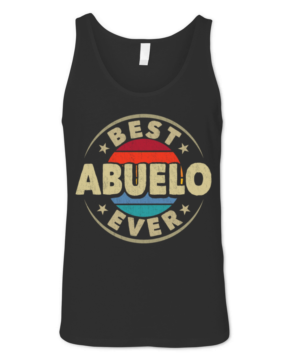 Best Abuelo Ever Retro Vintage Spanish Grandpa Unisex Jersey Tank