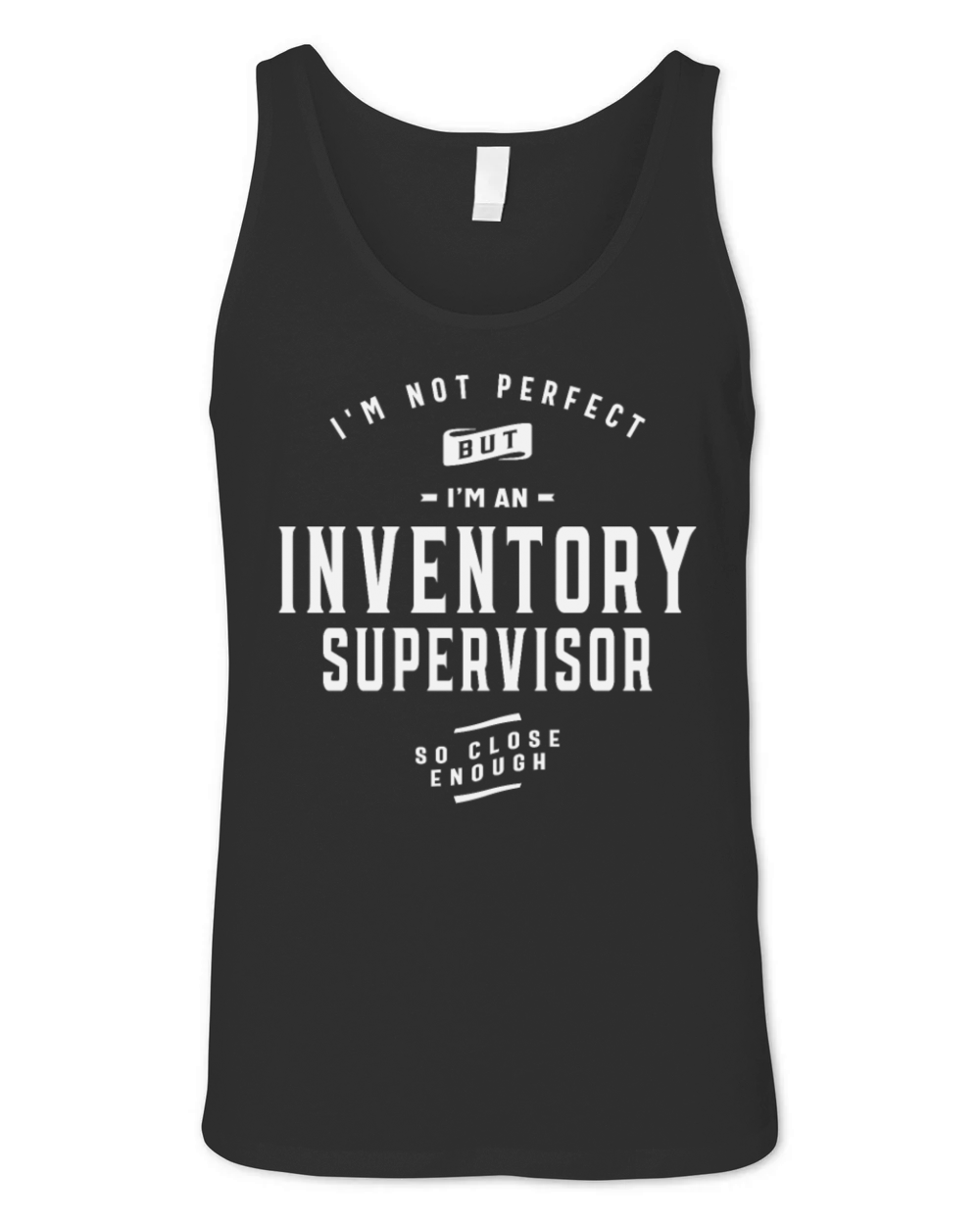 Funny Job Occupation Inventory Supervisor Unisex Jersey Tank