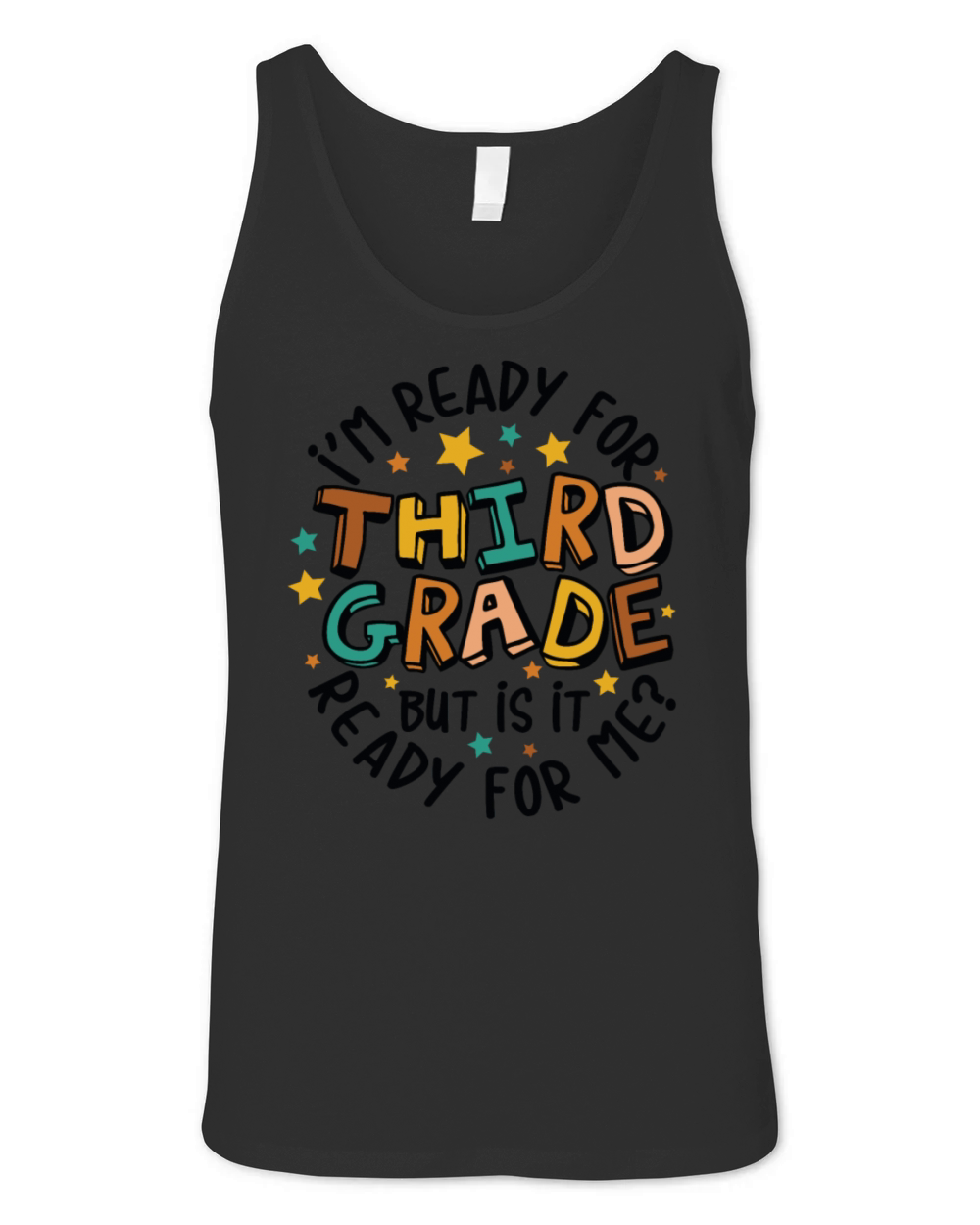 Im ready for 3rd grade but is it ready for me Unisex Jersey Tank