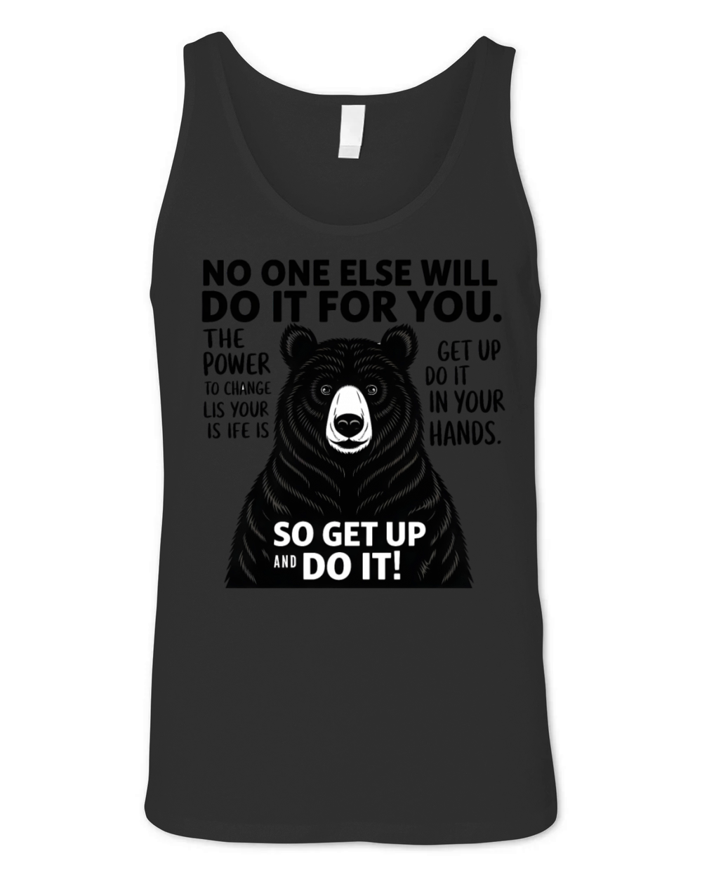 quotes no one else will do it for you Unisex Jersey Tank