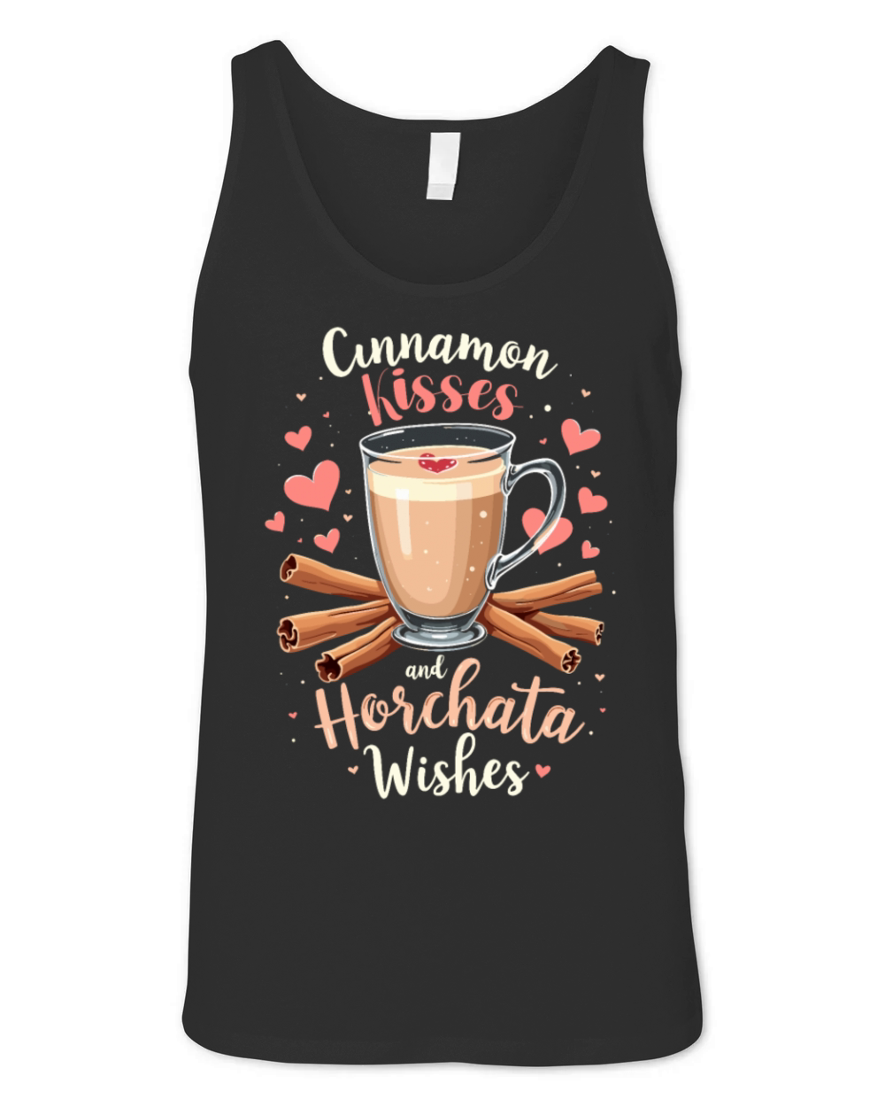 Vintage Retro Style Horchata Mexican Drink Summer Unisex Jersey Tank