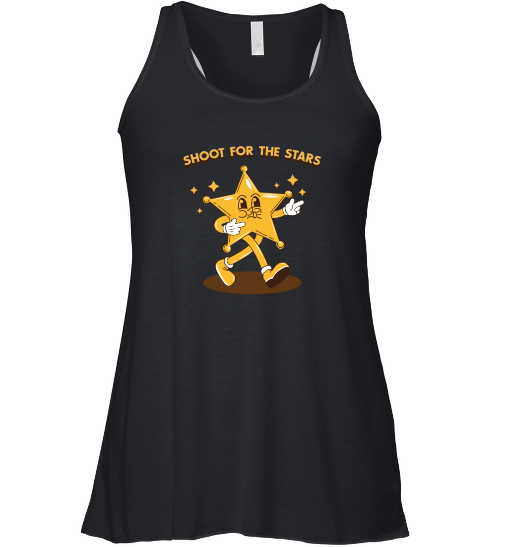 Shoot For The Stars - Humor Women's Flowy Tank Top
