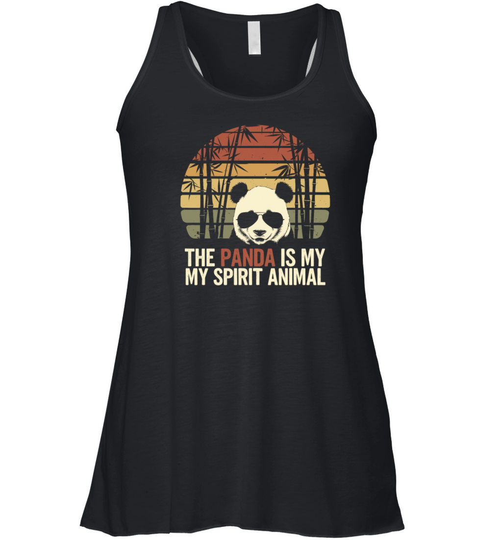 The Panda Is My Spirit Animal Women's Flowy Tank Top
