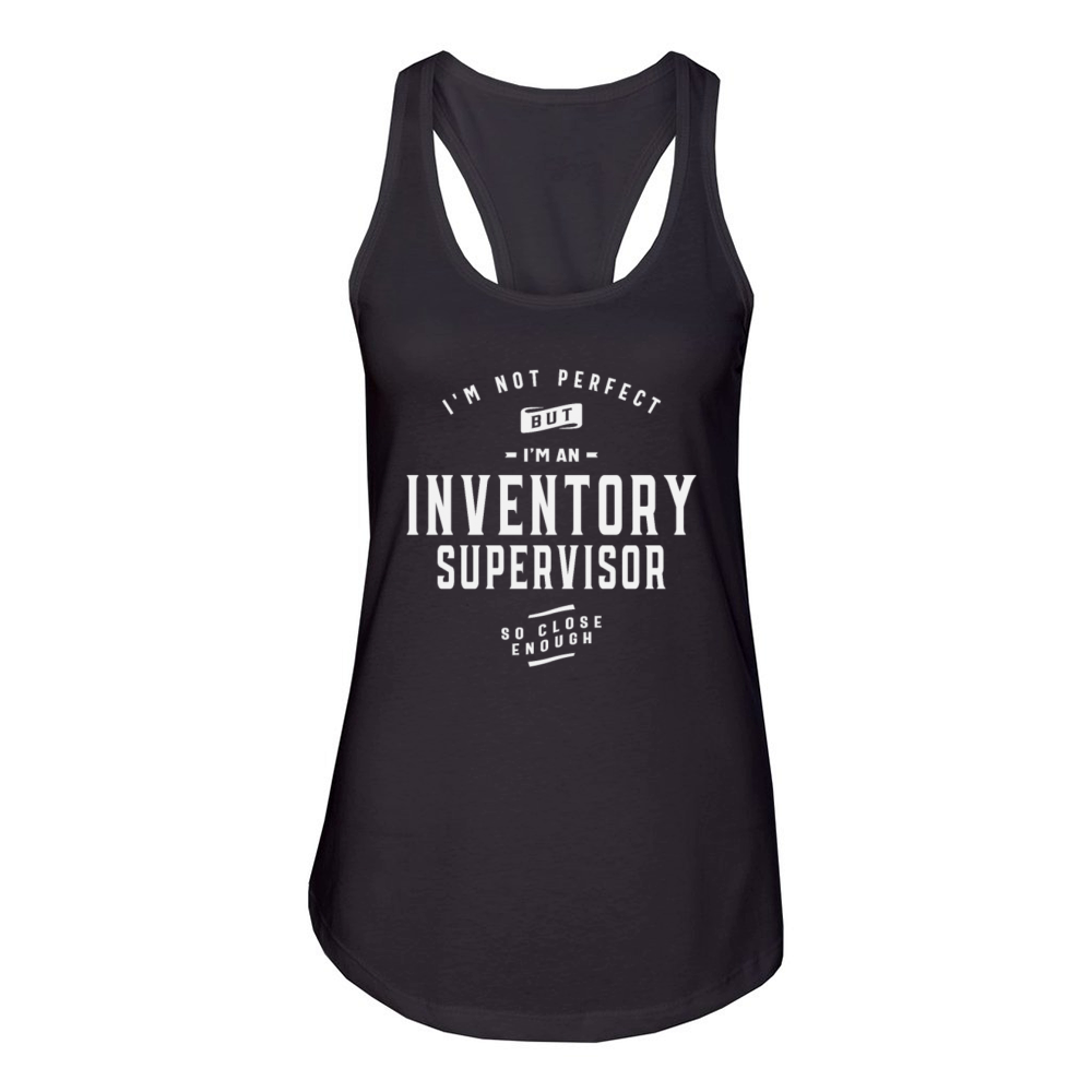 Funny Job Occupation Inventory Supervisor Women's Racerback Tank