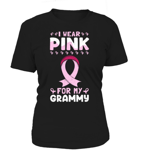 I Wear Pink For My Grammy Breast Cancer Women's T-Shirt