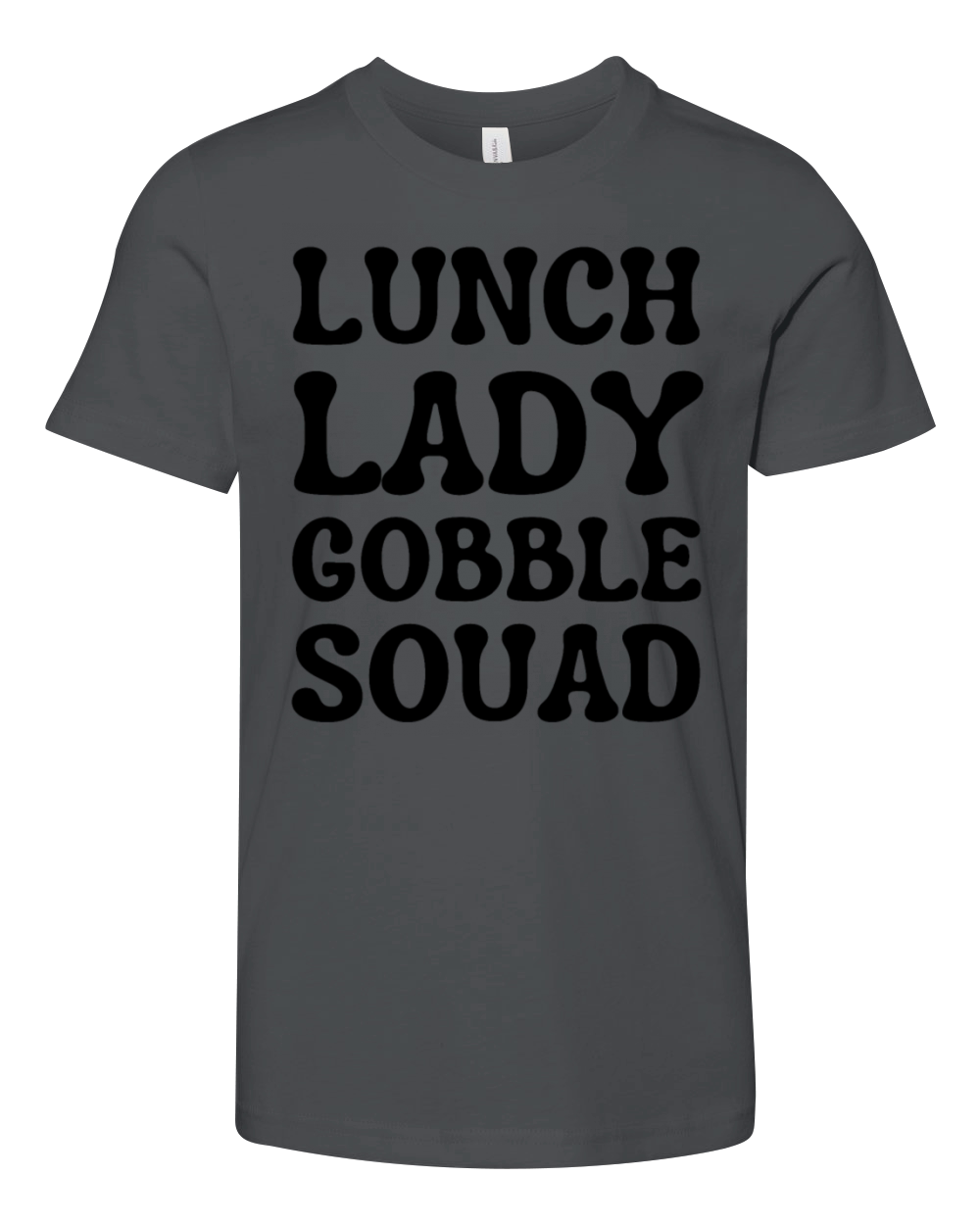Lunch Lady Gobble Squad Youth Unisex Jersey Tee