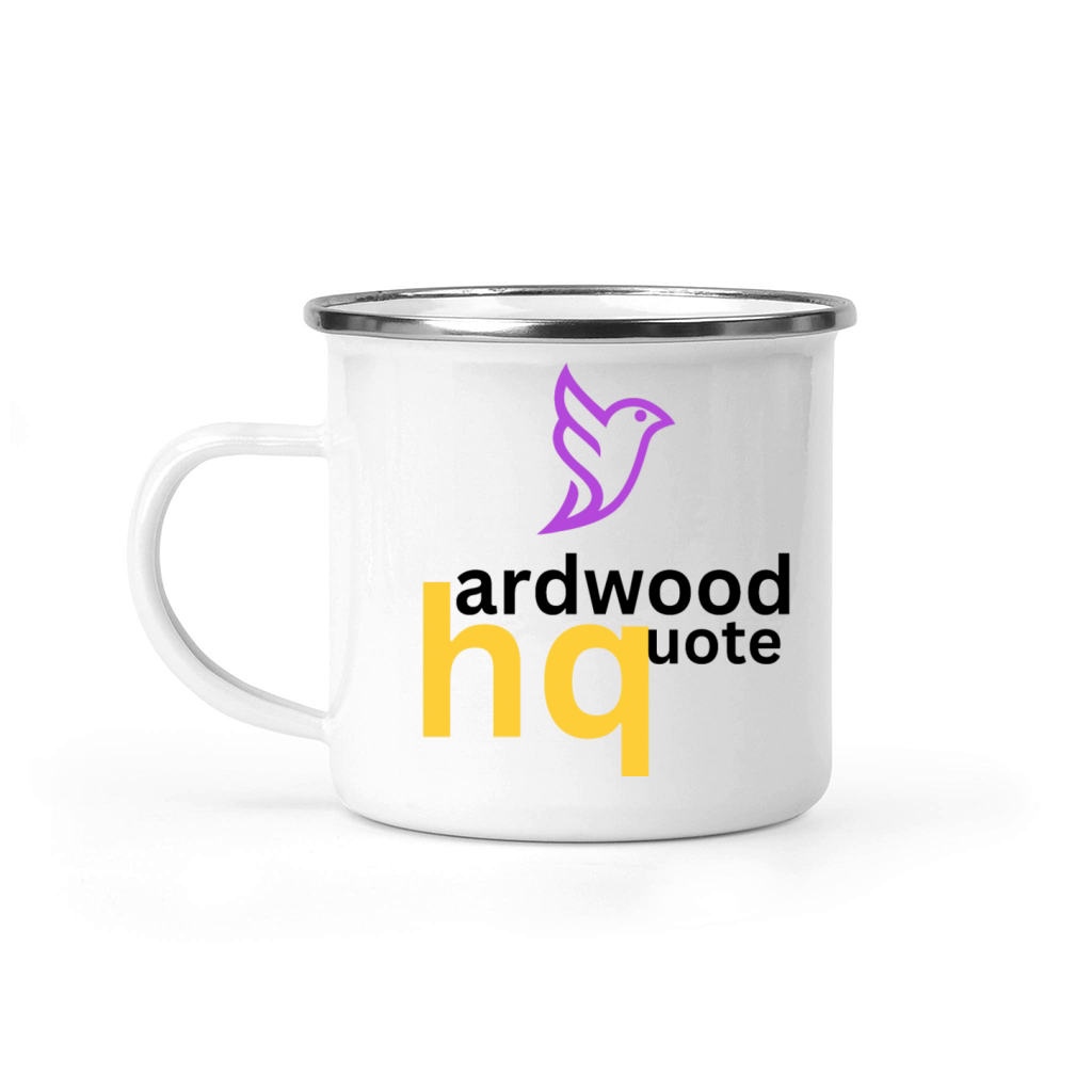 Hardwood Quote Camping Mug