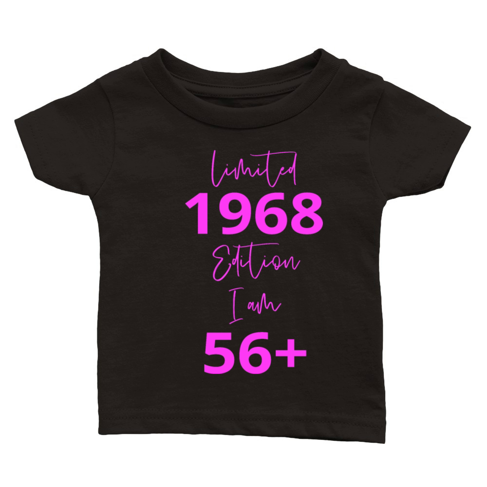 56th Birthday girl for Women Ladies old Classic Baby Crewneck T-shirt