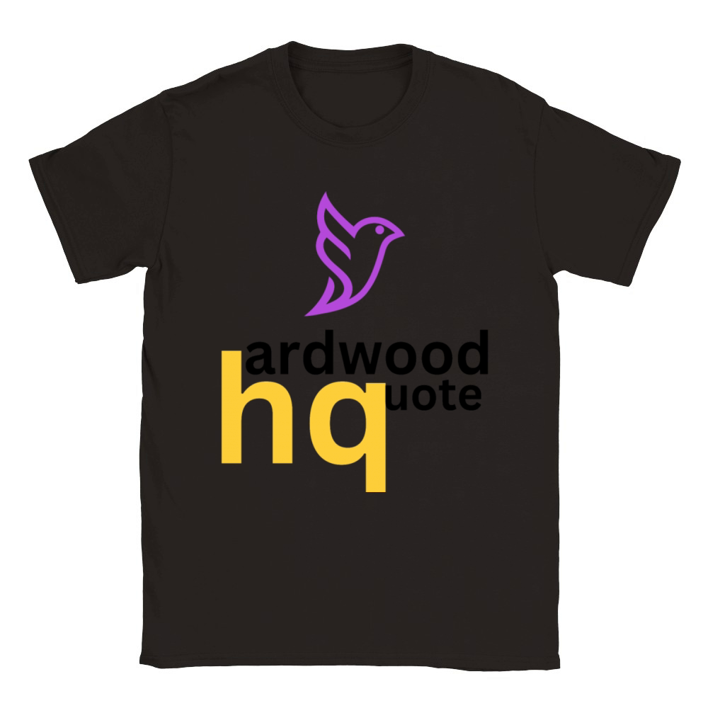 Hardwood Quote Classic Kids Crewneck T-shirt