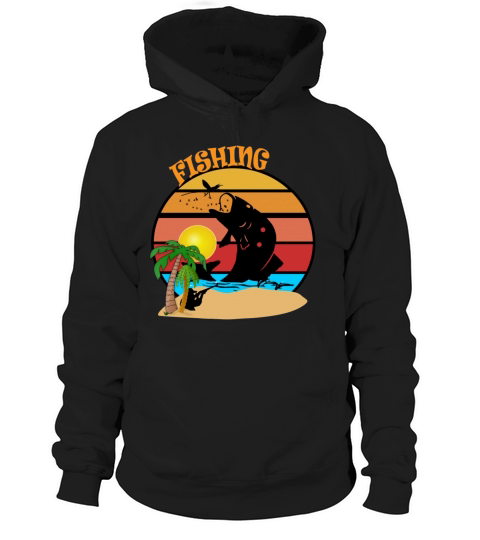 Vintage Fishing Adventure Hoodie Unisex