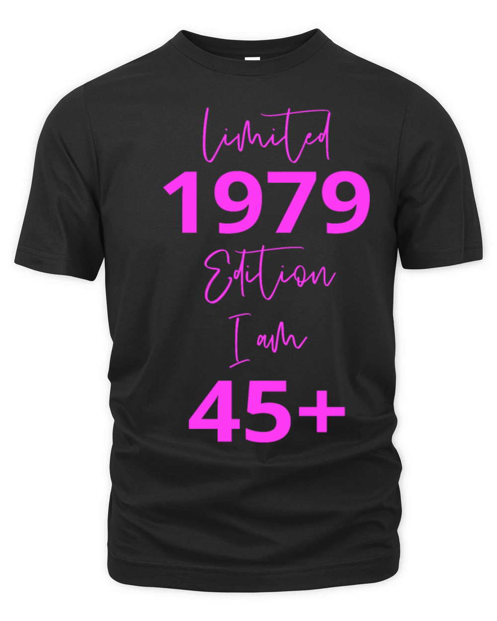 45th Birthday girl for Women Ladies old Organic Unisex T-shirt
