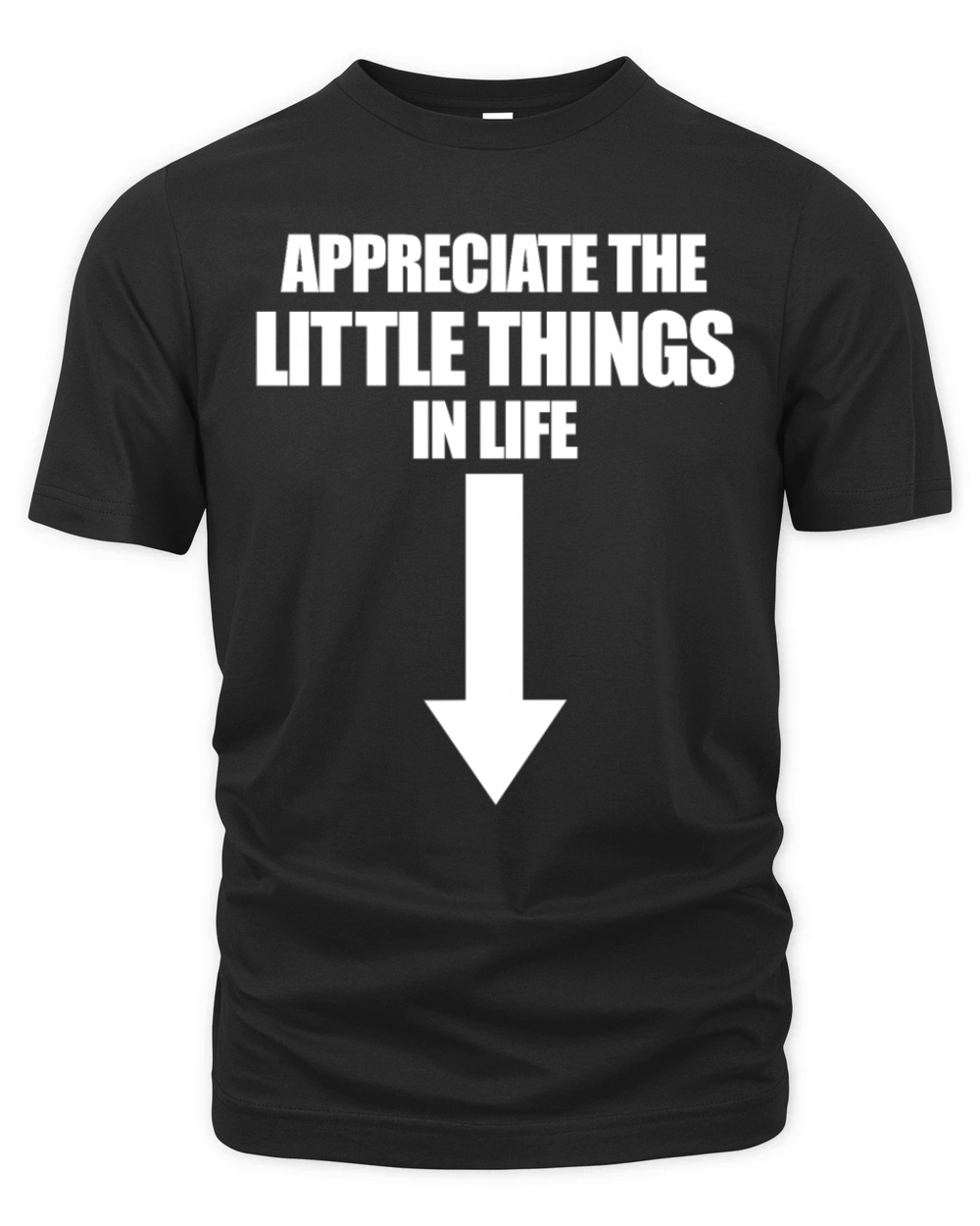 Appreciate The Little Things In Life Embarrassing Organic Unisex T-shirt