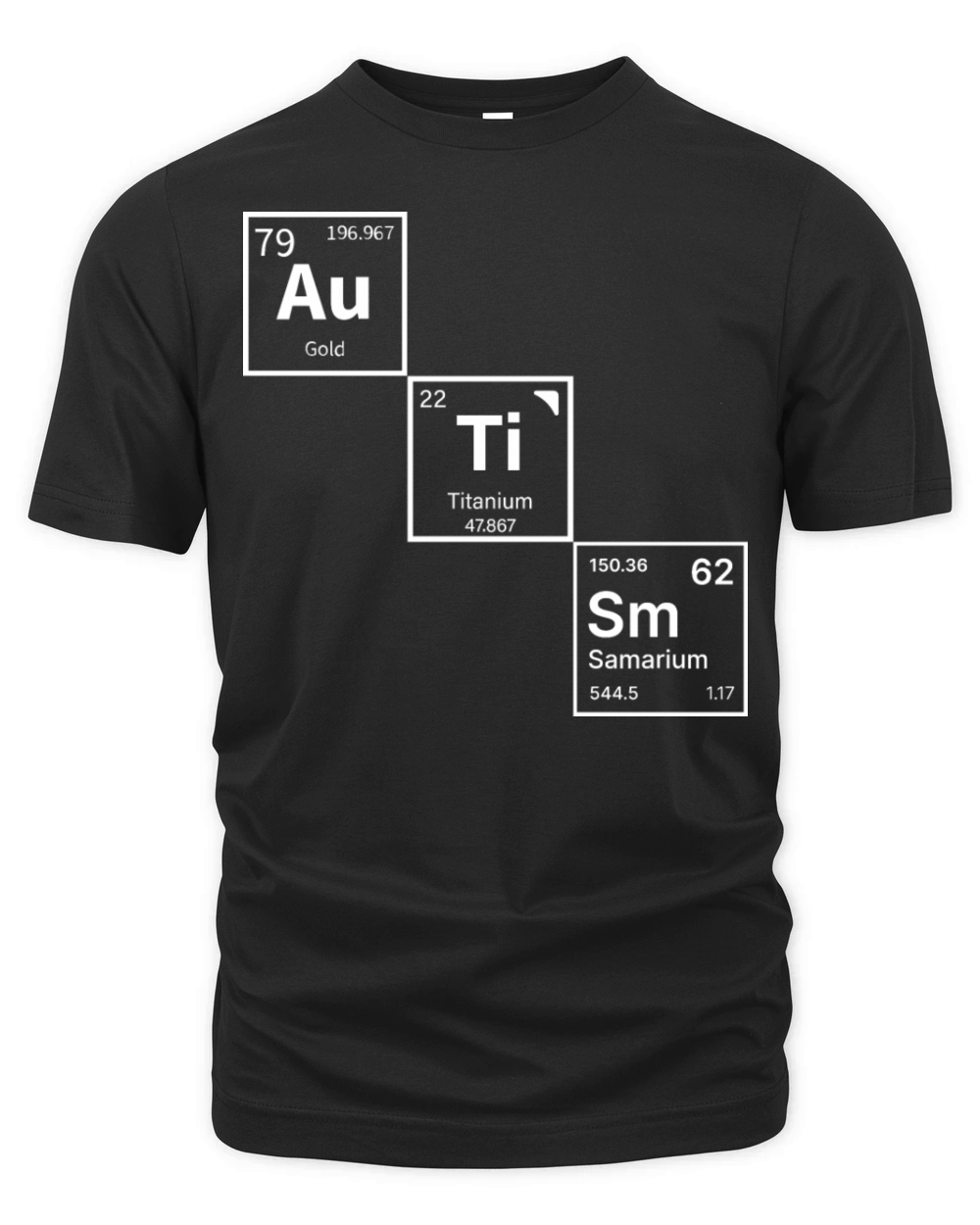 Autism Periodic Table Gifts Organic Unisex T-shirt