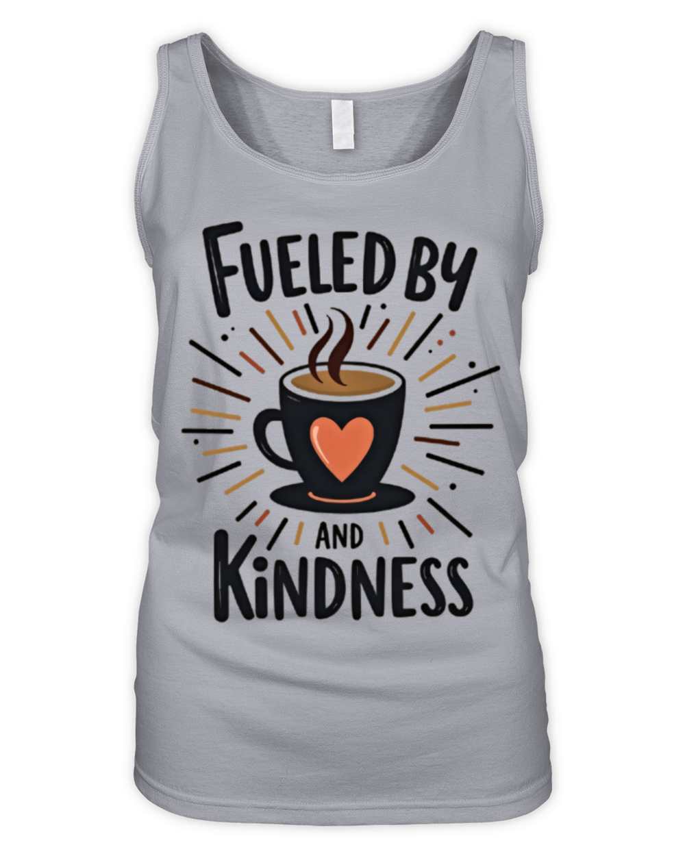 Fueled by Coffee and Kindness Organic Women's Tank Top
