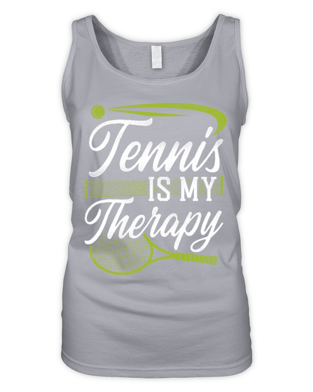 Funny Tennis Player Racket Tennis Organic Women's Tank Top