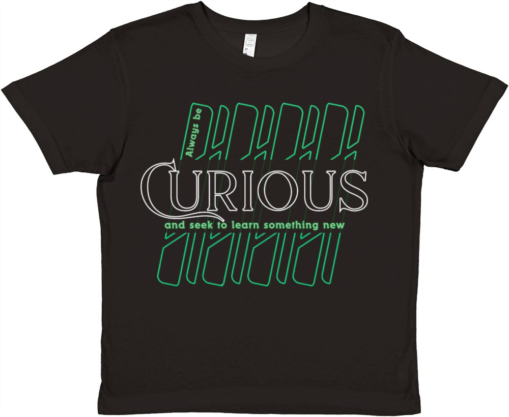 Curious 5B Premium Kids Crewneck T-shirt