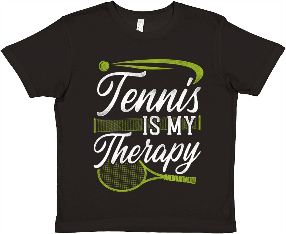 Funny Tennis Player Racket Tennis Premium Kids Crewneck T-shirt