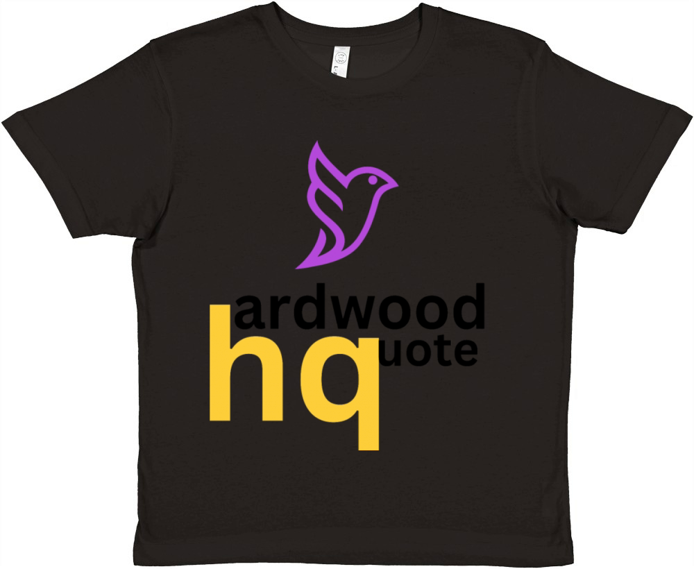 Hardwood Quote Premium Kids Crewneck T-shirt