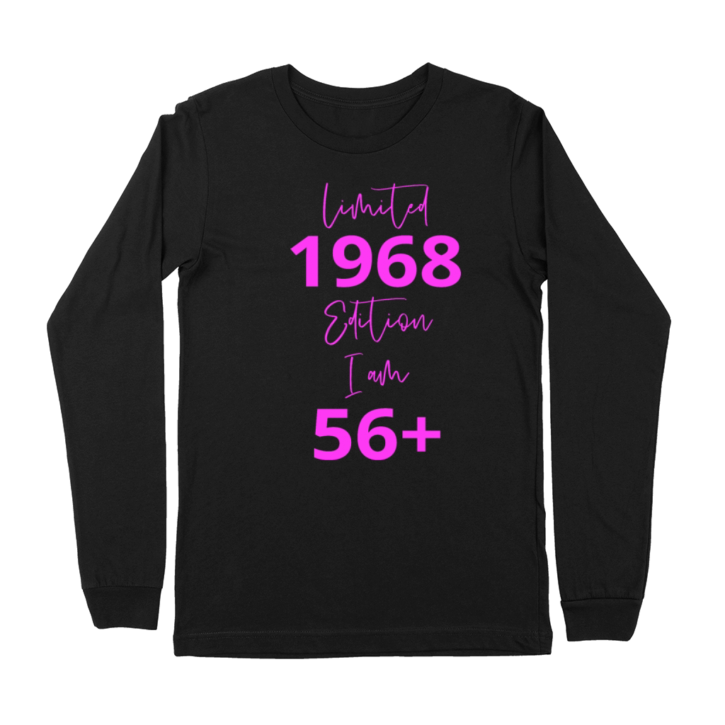 56th Birthday girl for Women Ladies old Premium Long Sleeve