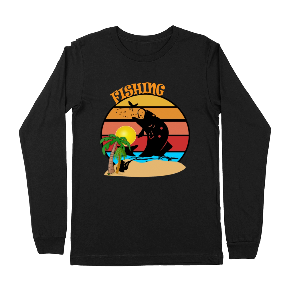Vintage Fishing Adventure Premium Long Sleeve