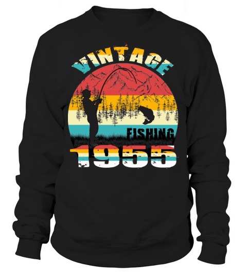 VINTAGE FISHING 1955 Sweatshirt Unisex