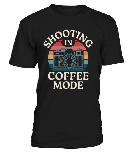 Shooting In Coffee Mode Photographer Charm T-Shirt Unisex