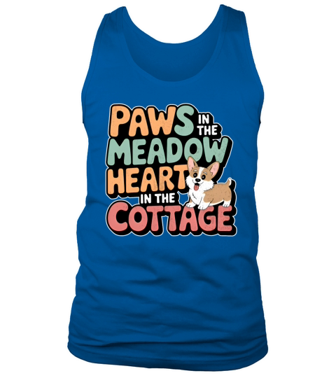 Cottagecore Corgi Tank Top Unisex