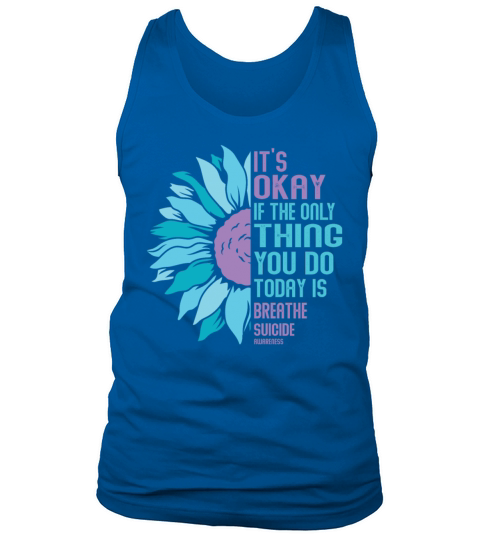 Mental Health Warrior Purple and Teal Tank Top Unisex