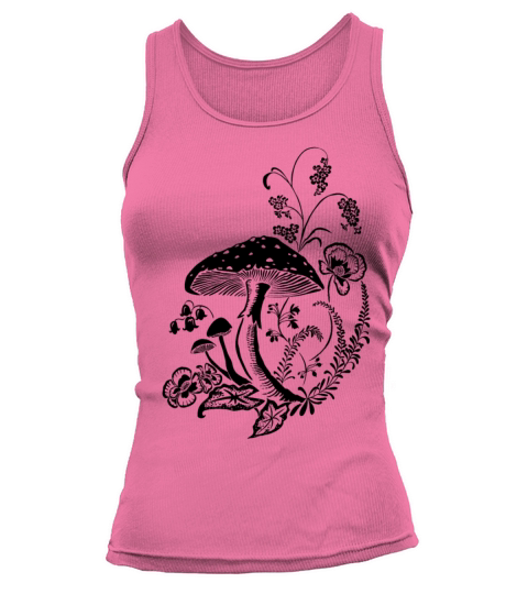Vintage drawn Fly agaric Tank top Woman