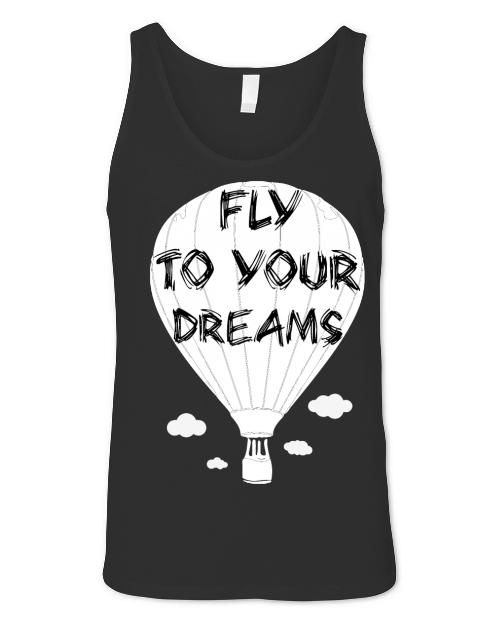 Fly To Your Dreams Air Balloon Unisex Jersey Tank