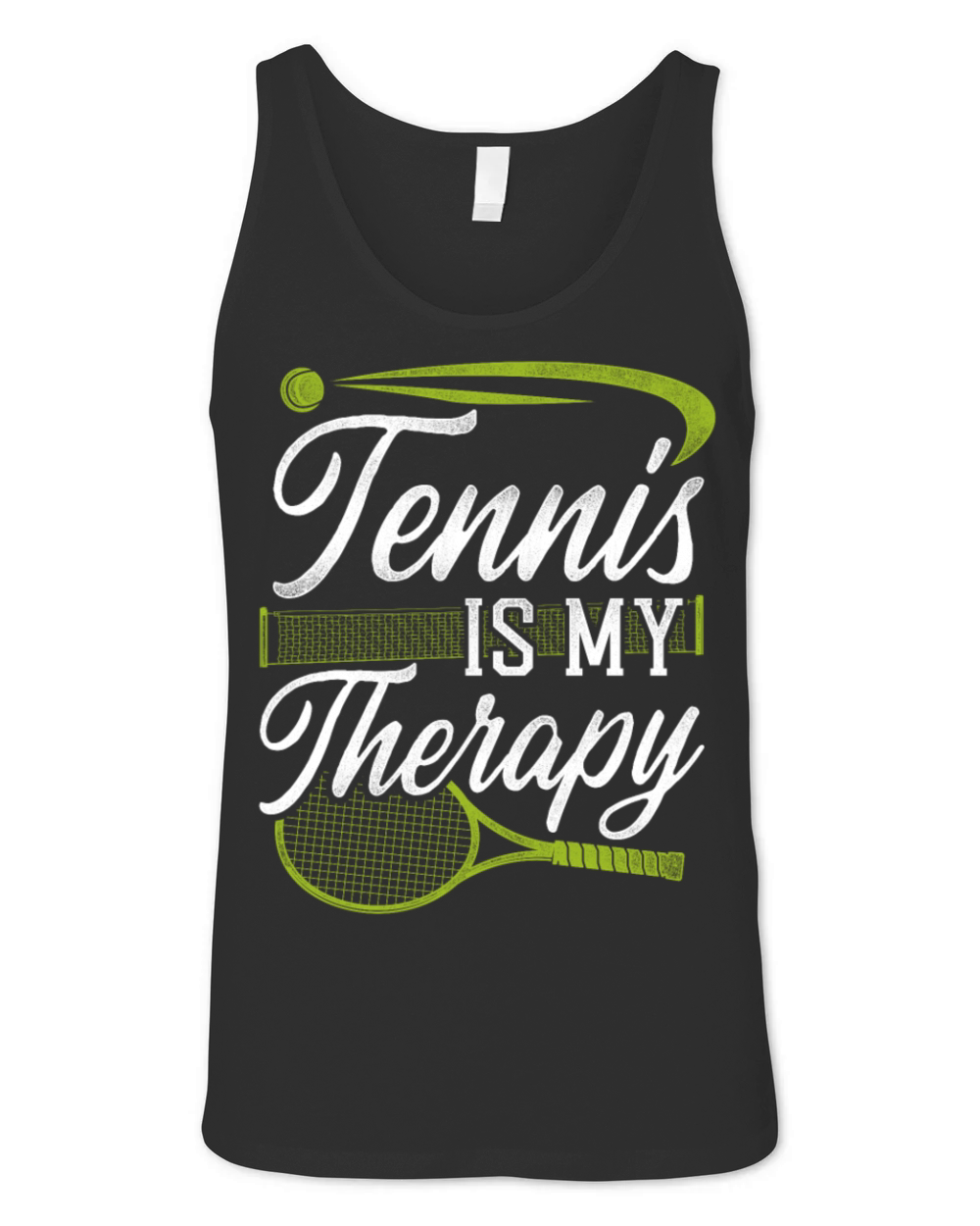 Funny Tennis Player Racket Tennis Unisex Jersey Tank