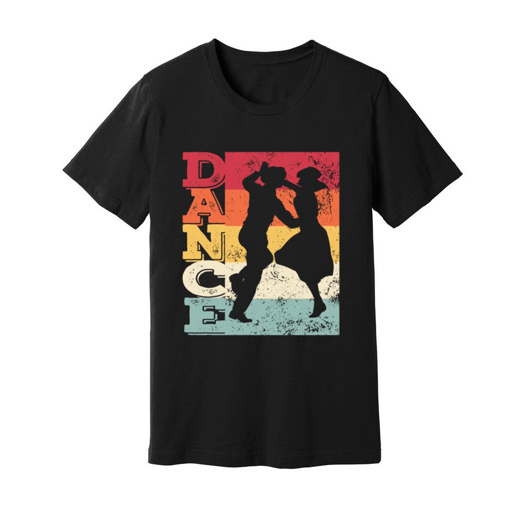Boogie Woogie Dance Swing Dancecouple Unisex Jersey Tee