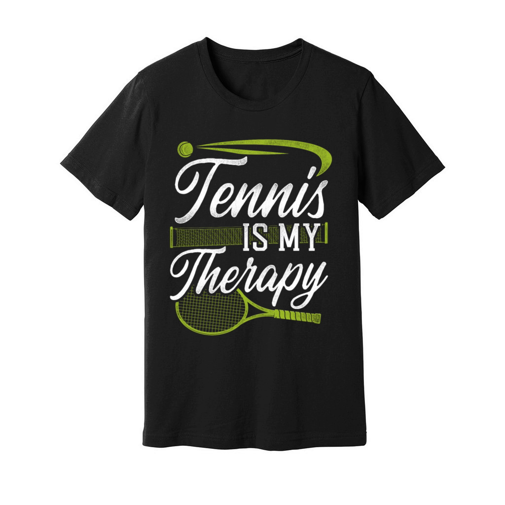 Funny Tennis Player Racket Tennis Unisex Jersey Tee