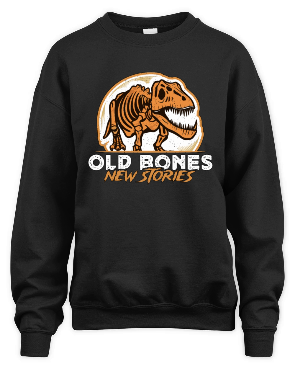 Paleontology Old Bones New Stories Fossil Hunter Unisex Premium Crewneck Sweatshirt