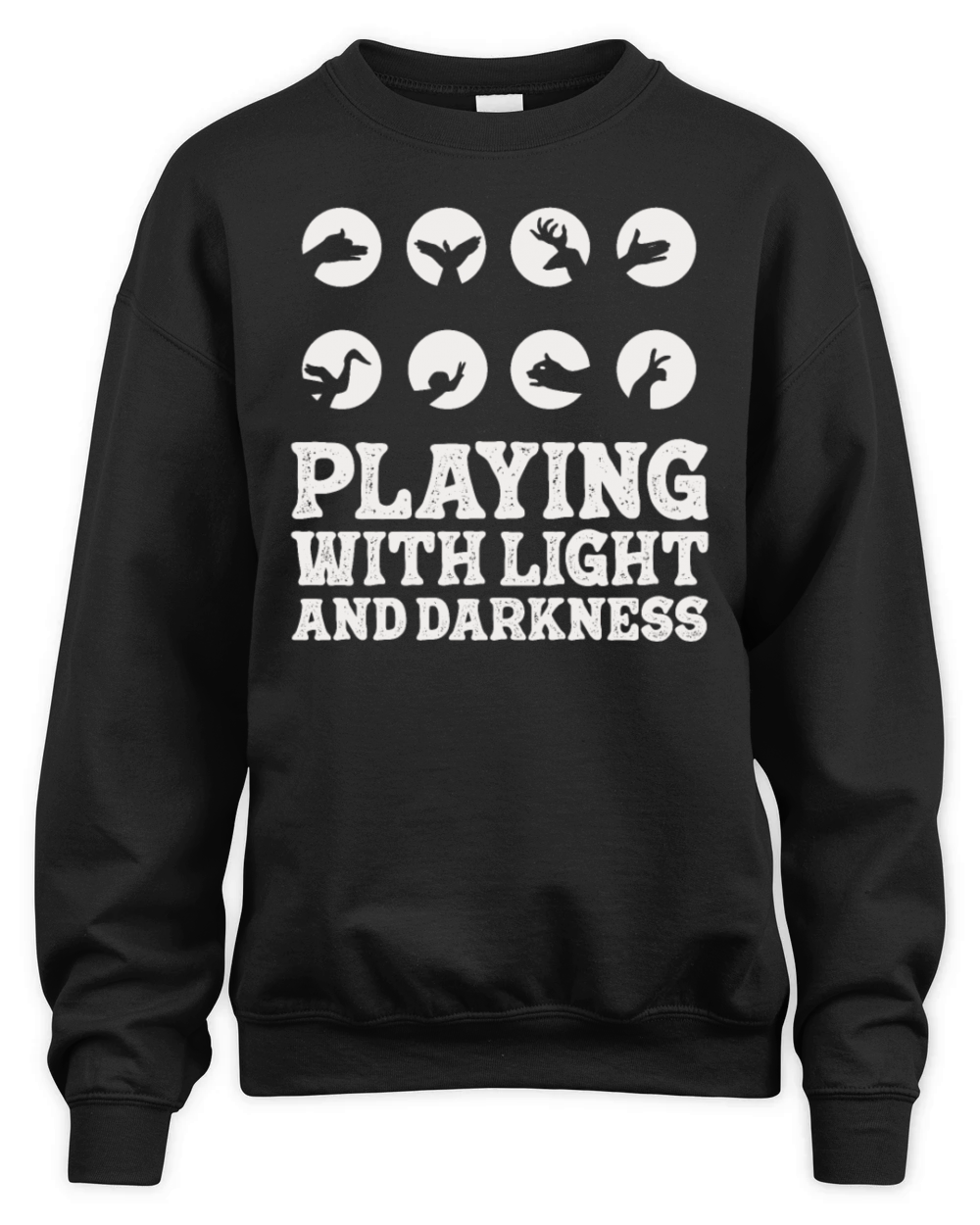 Shadow Puppetry Theater Show Art Unisex Premium Crewneck Sweatshirt