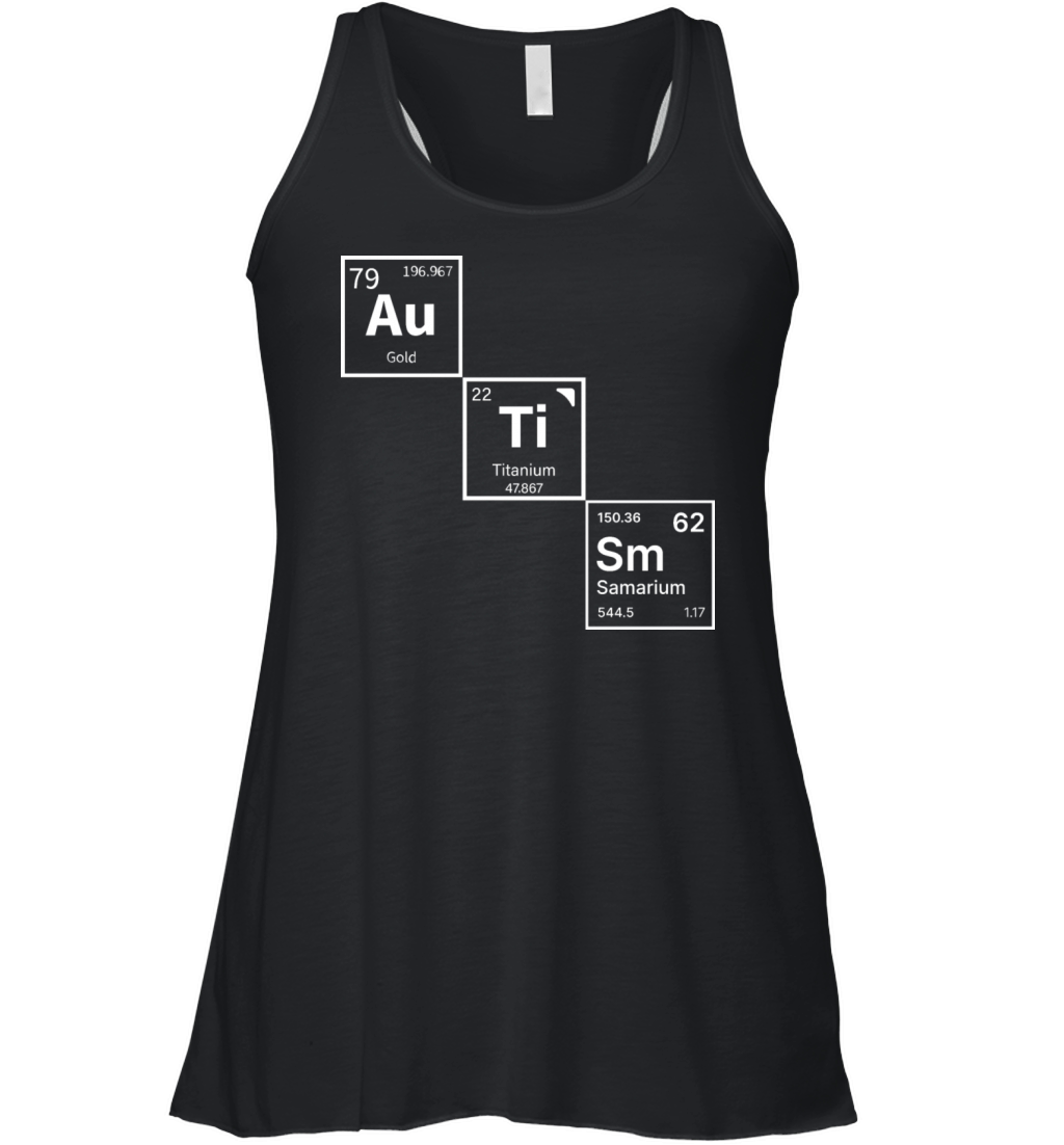 Autism Periodic Table Gifts Women's Flowy Tank Top