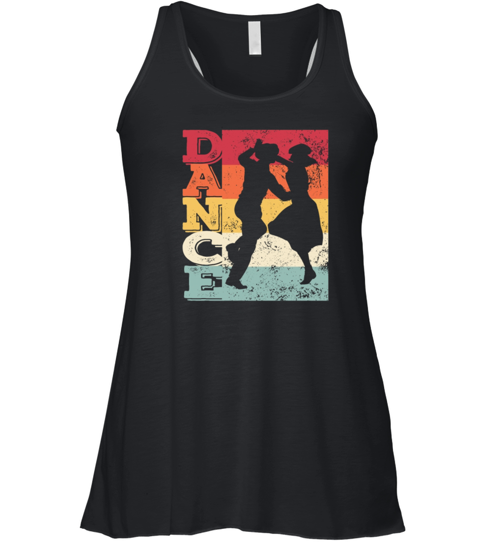 Boogie Woogie Dance Swing Dancecouple Women's Flowy Tank Top