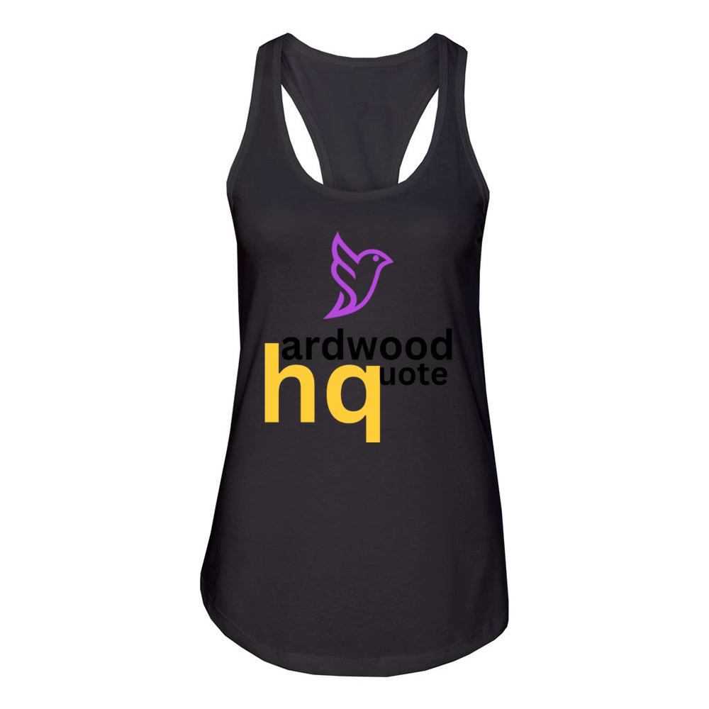 Hardwood Quote Women's Racerback Tank