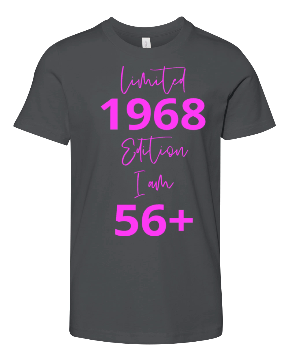 56th Birthday girl for Women Ladies old Youth Unisex Jersey Tee