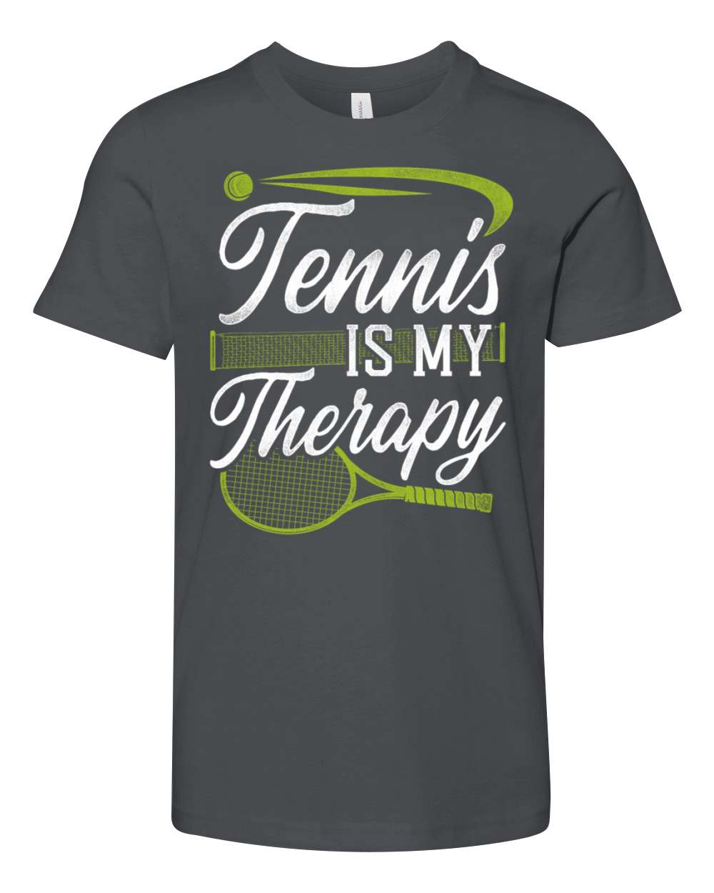 Funny Tennis Player Racket Tennis Youth Unisex Jersey Tee