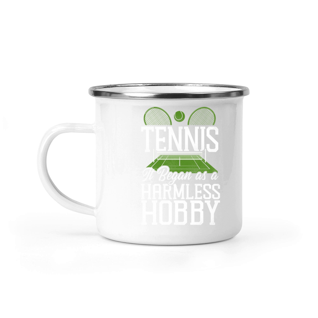 Funny Tennis Player Racket Tennis Camping Mug