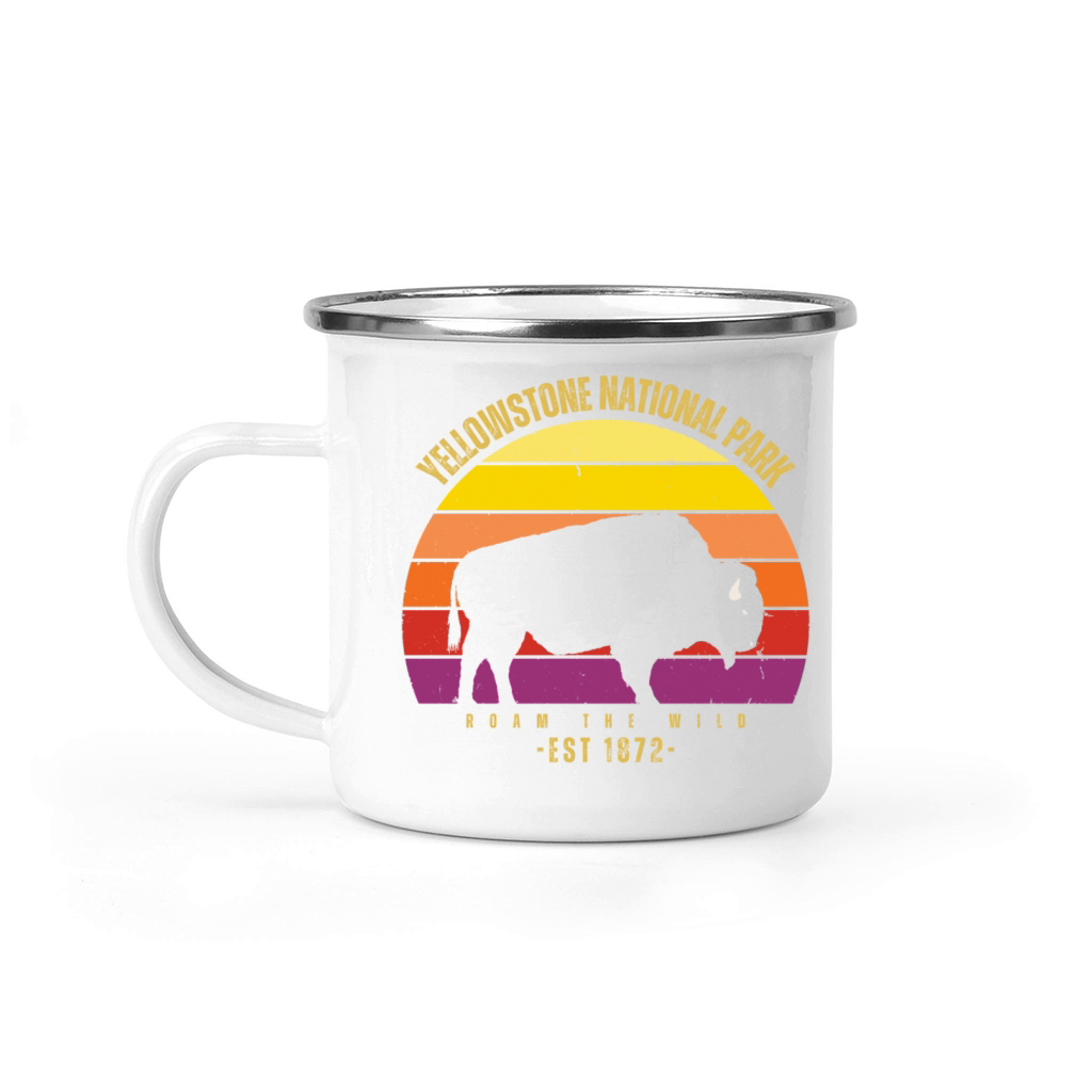 Roam the Wild - Yellowstone 1872 Camping Mug
