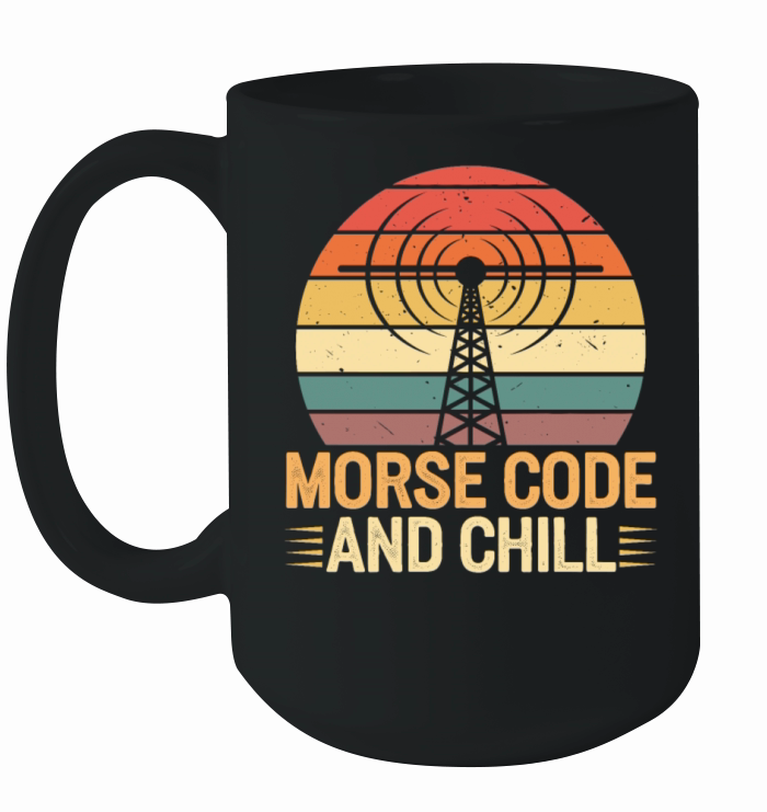 Amateur Radio Operator Ham Radio Morse Code Ceramic Mug