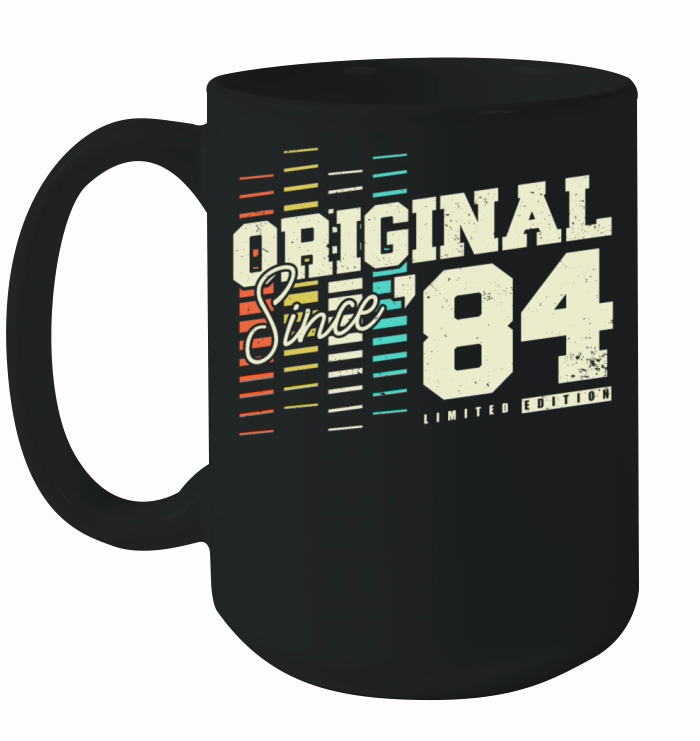 Original 1984 Vintage Retro 40th Birthday Ceramic Mug