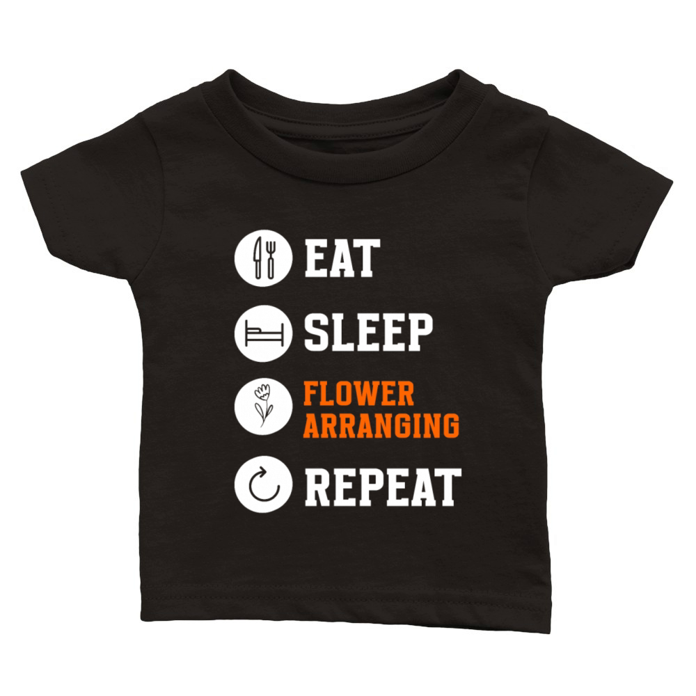 Florist Floral Flower Floristry Classic Baby Crewneck T-shirt