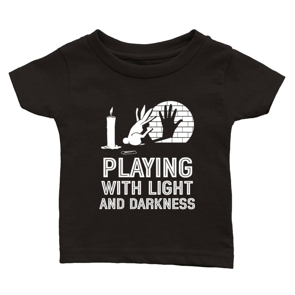 Playing With Light And Darkness Shadow Classic Baby Crewneck T-shirt